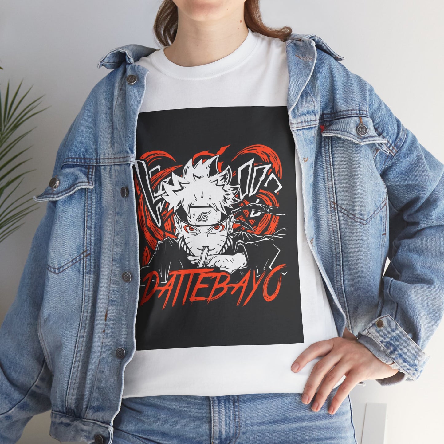 Anime Vibes Unisex Heavy Cotton Tee - Dattebayo!