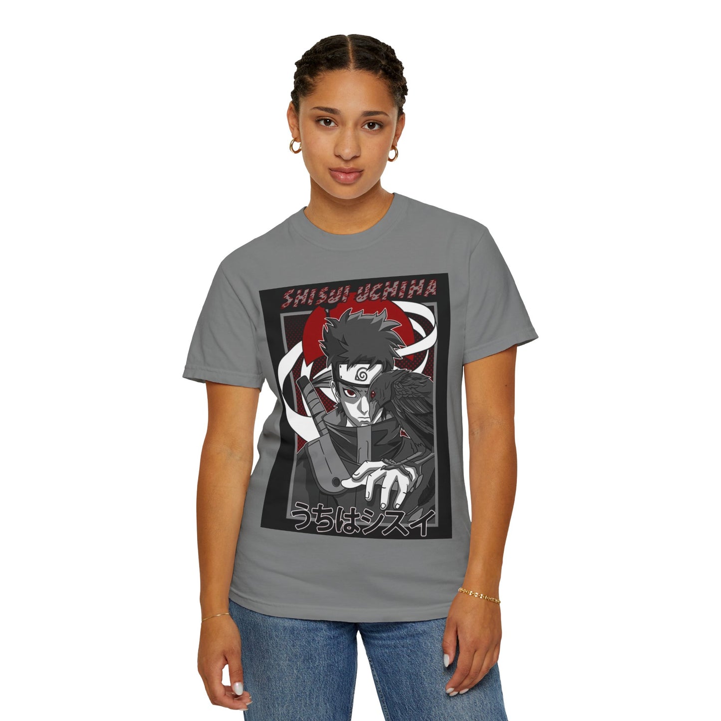 Shisui Uchiha Unisex Garment-Dyed Anime T-Shirt