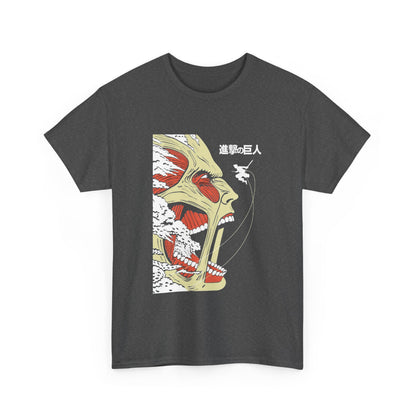 Unisex Heavy Cotton Tee - Attack on Titan Bold Graphic