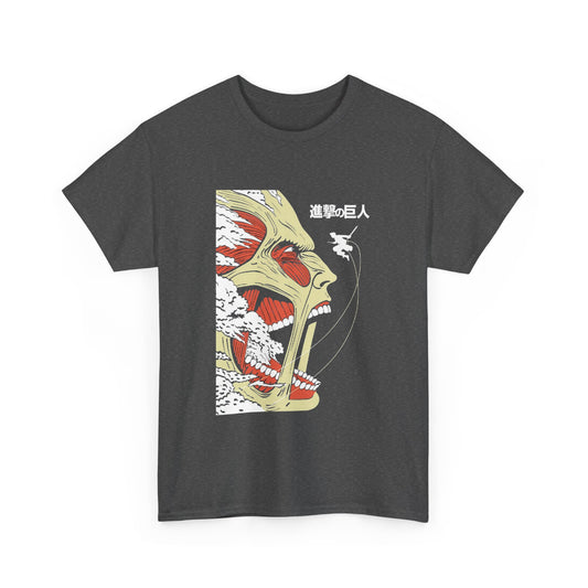 Unisex Heavy Cotton Tee - Attack on Titan Bold Graphic