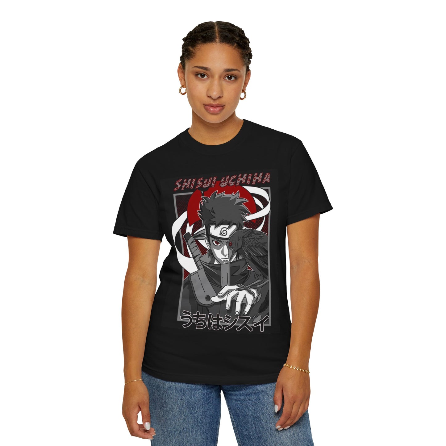 Shisui Uchiha Unisex Garment-Dyed Anime T-Shirt
