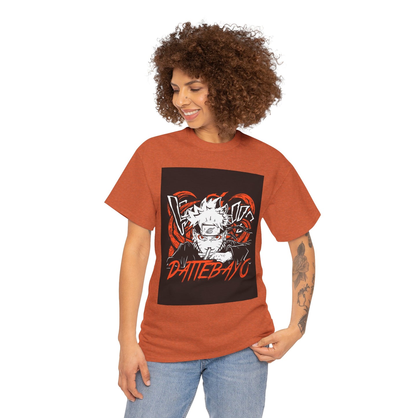 Anime Vibes Unisex Heavy Cotton Tee - Dattebayo!