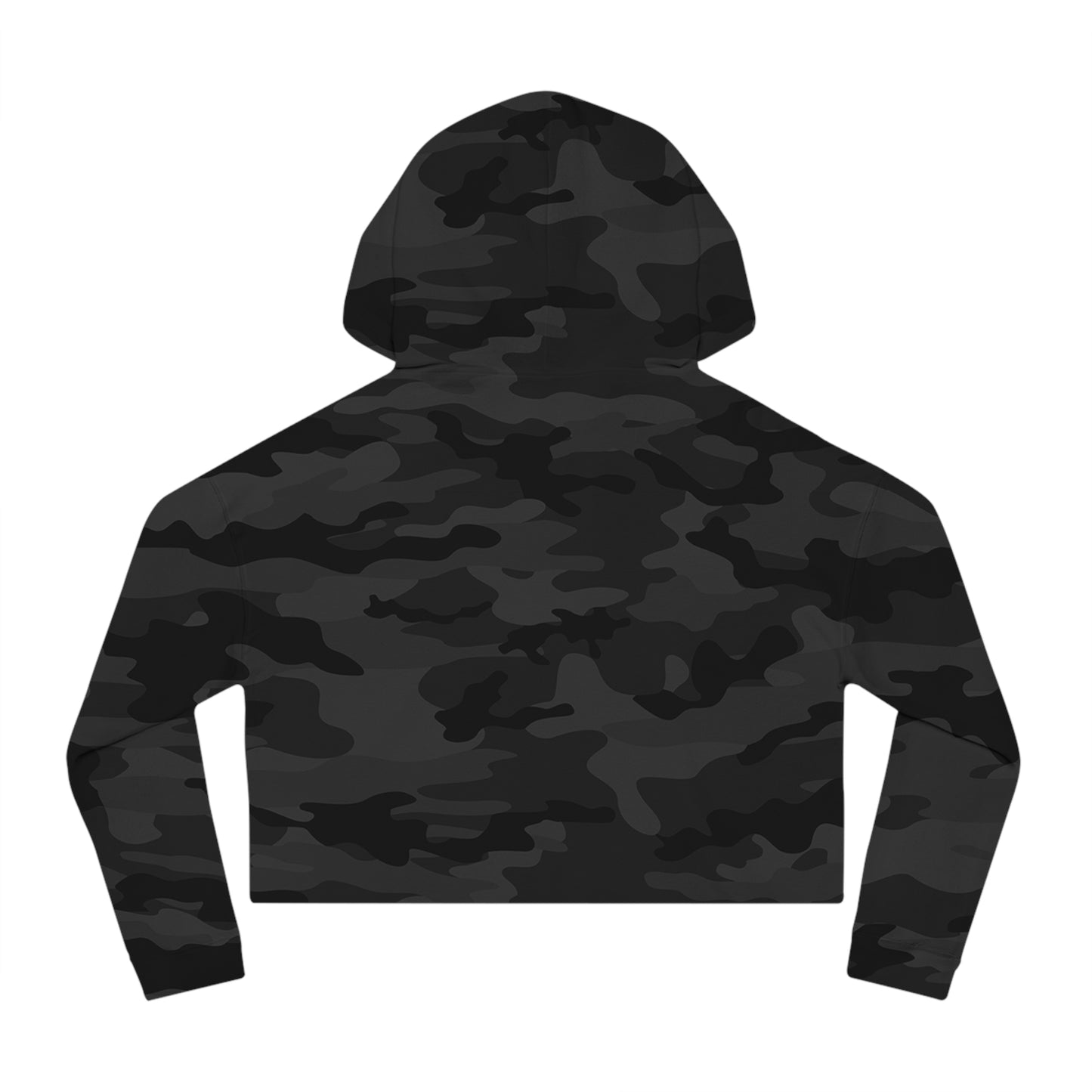 Anime-Inspired Women's Cropped Hooded Sweatshirt - Cute Character Design