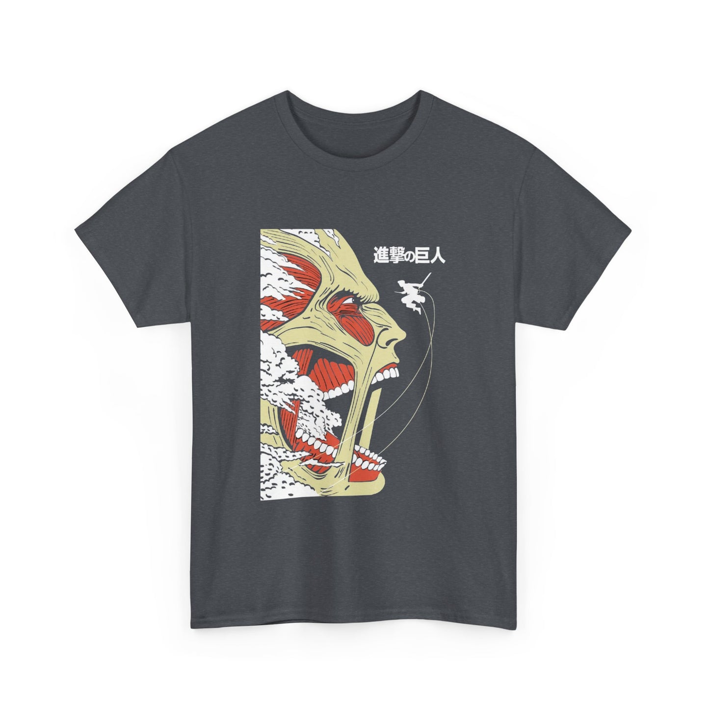 Unisex Heavy Cotton Tee - Attack on Titan Bold Graphic