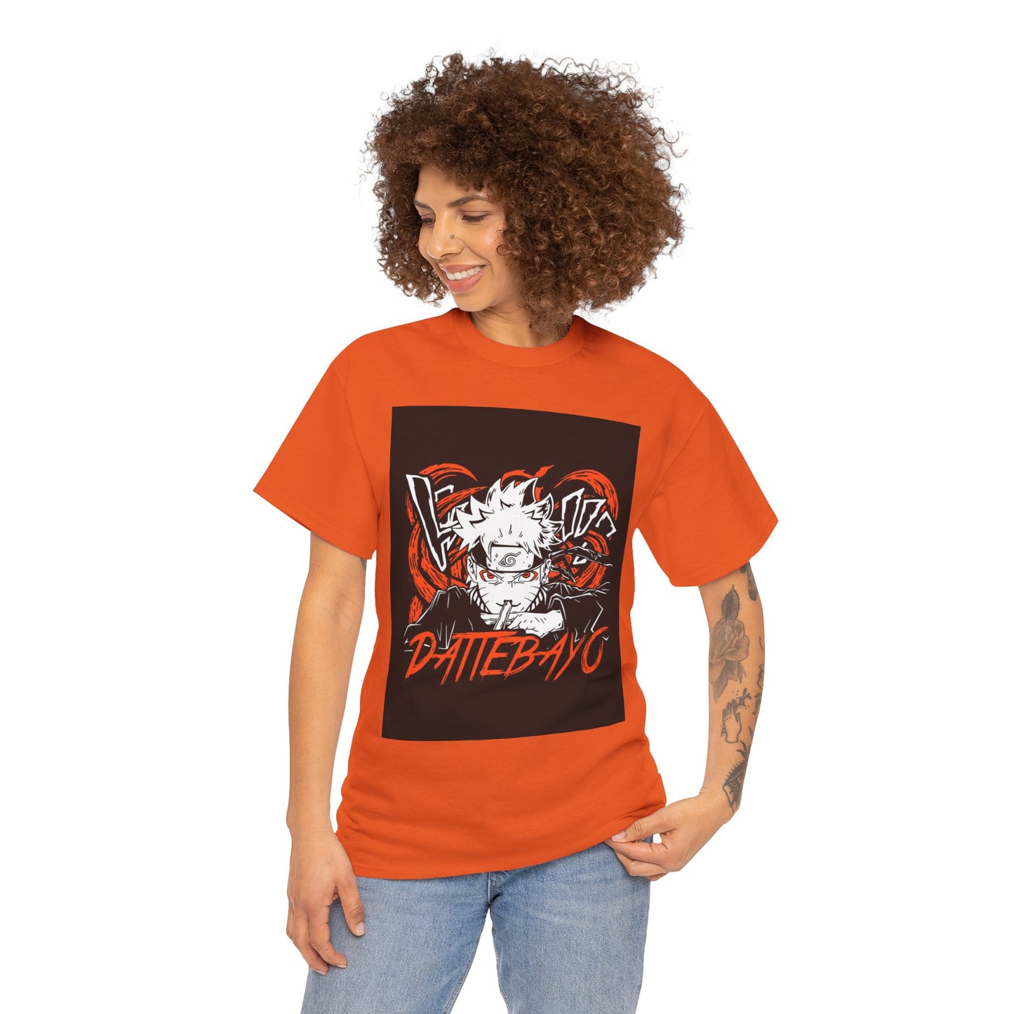 Anime Vibes Unisex Heavy Cotton Tee - Dattebayo!