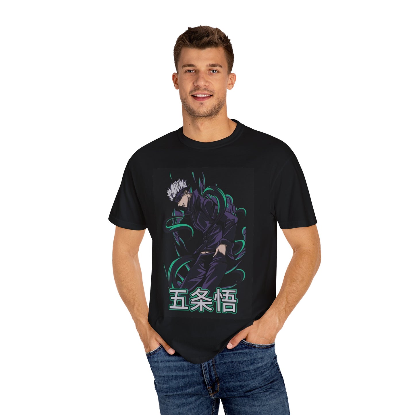 Unisex Garment-Dyed Jujutsu Kaisen Satoru Gojo Tee
