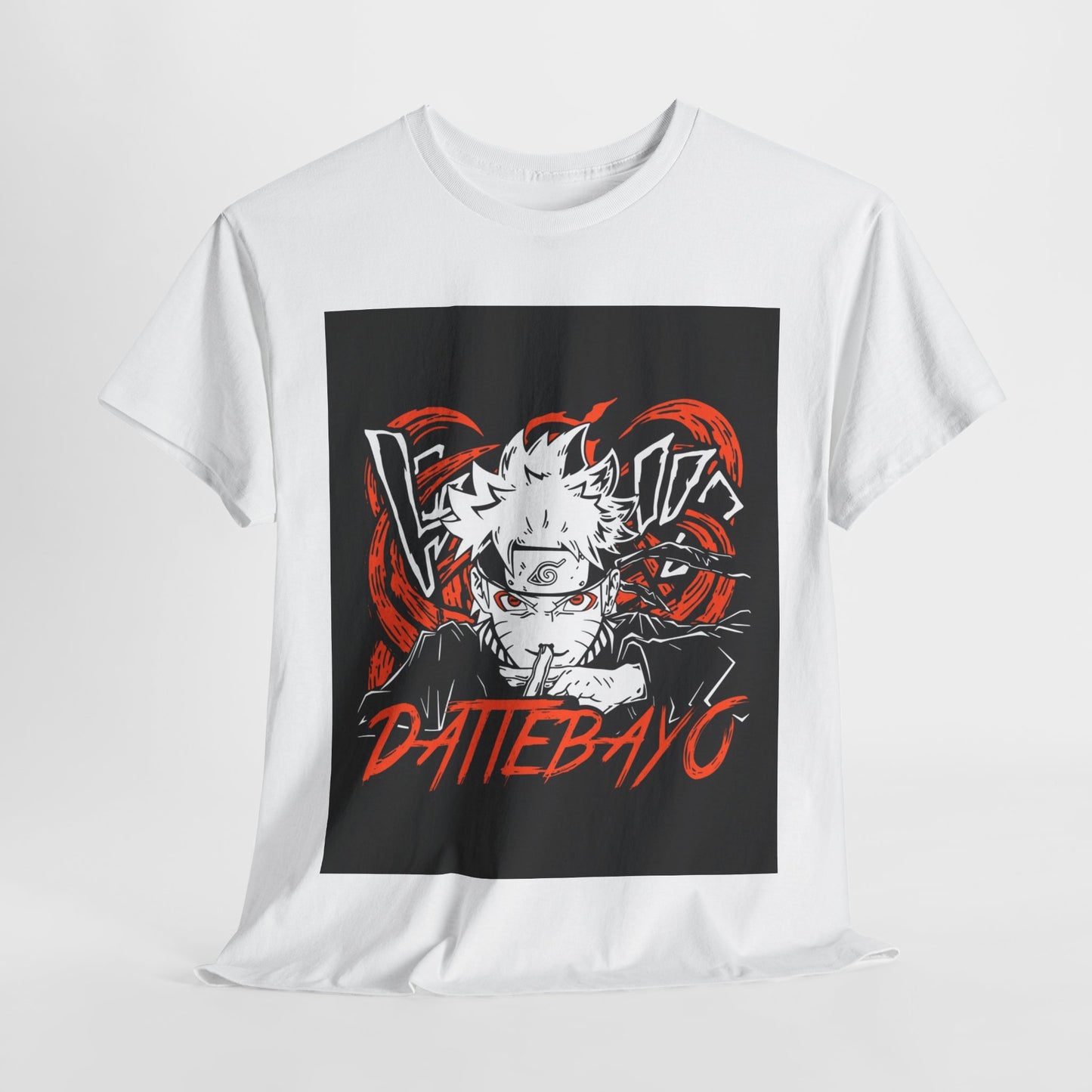 Anime Vibes Unisex Heavy Cotton Tee - Dattebayo!