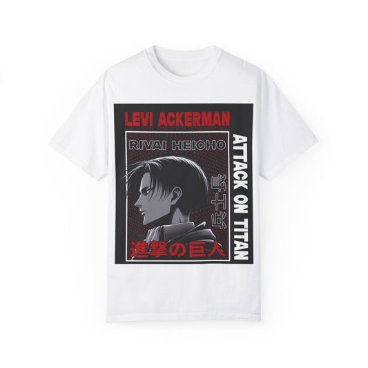 Levi Ackerman Attack on Titan Garment-Dyed Unisex T-shirt