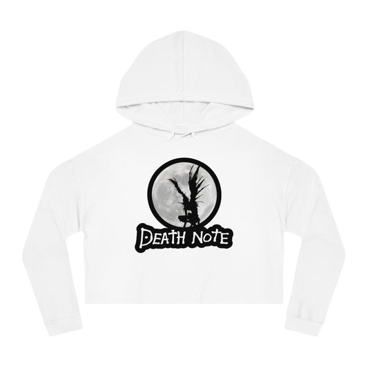 Death Note Women’s Cropped Hooded Sweatshirt - Stylish Anime Apparel for Casual Looks