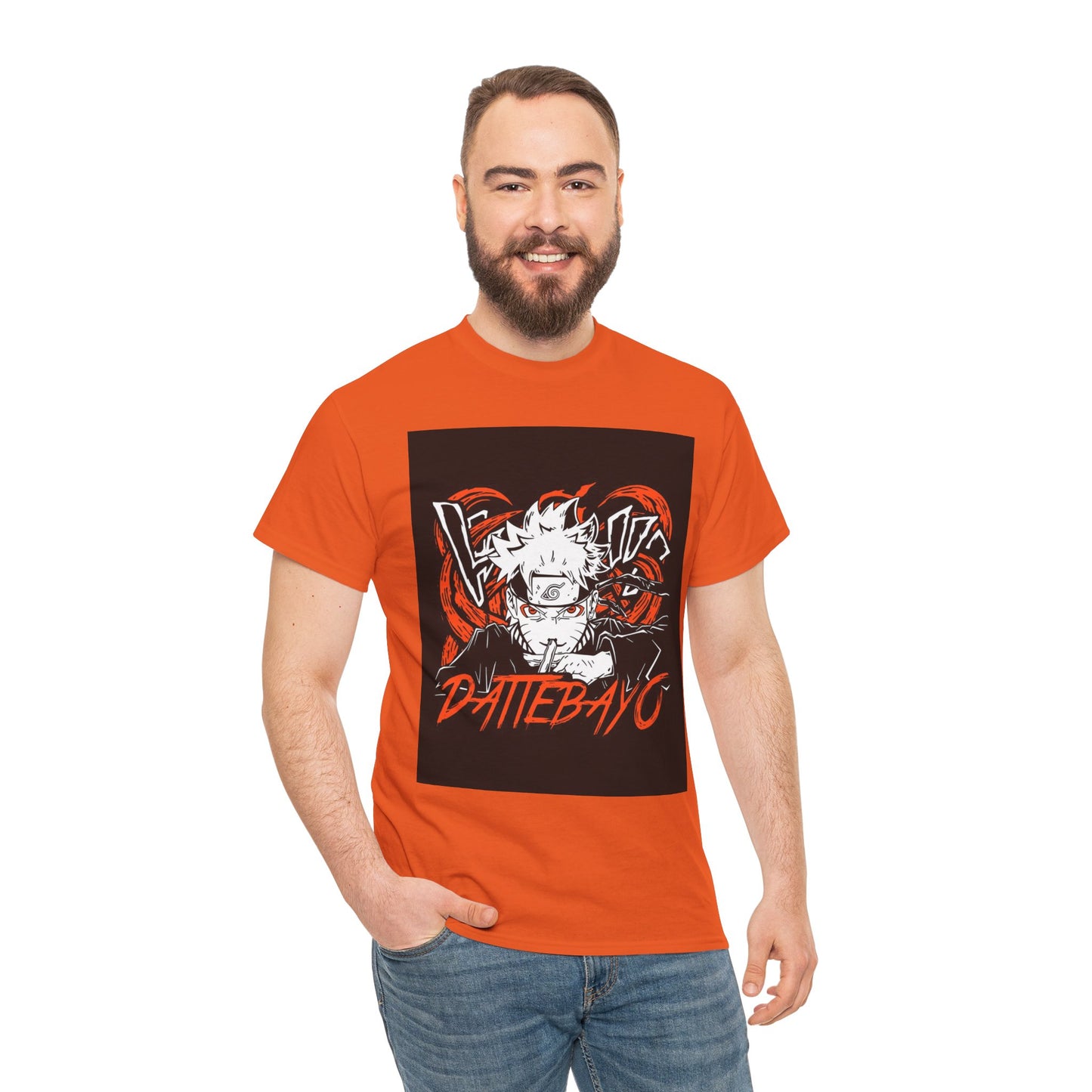 Anime Vibes Unisex Heavy Cotton Tee - Dattebayo!
