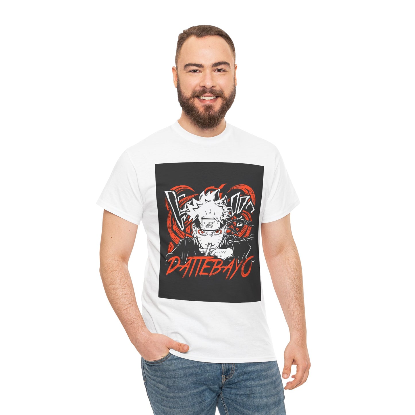 Anime Vibes Unisex Heavy Cotton Tee - Dattebayo!