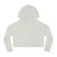 Anime-Inspired Women's Cropped Hooded Sweatshirt - Cute Character Design