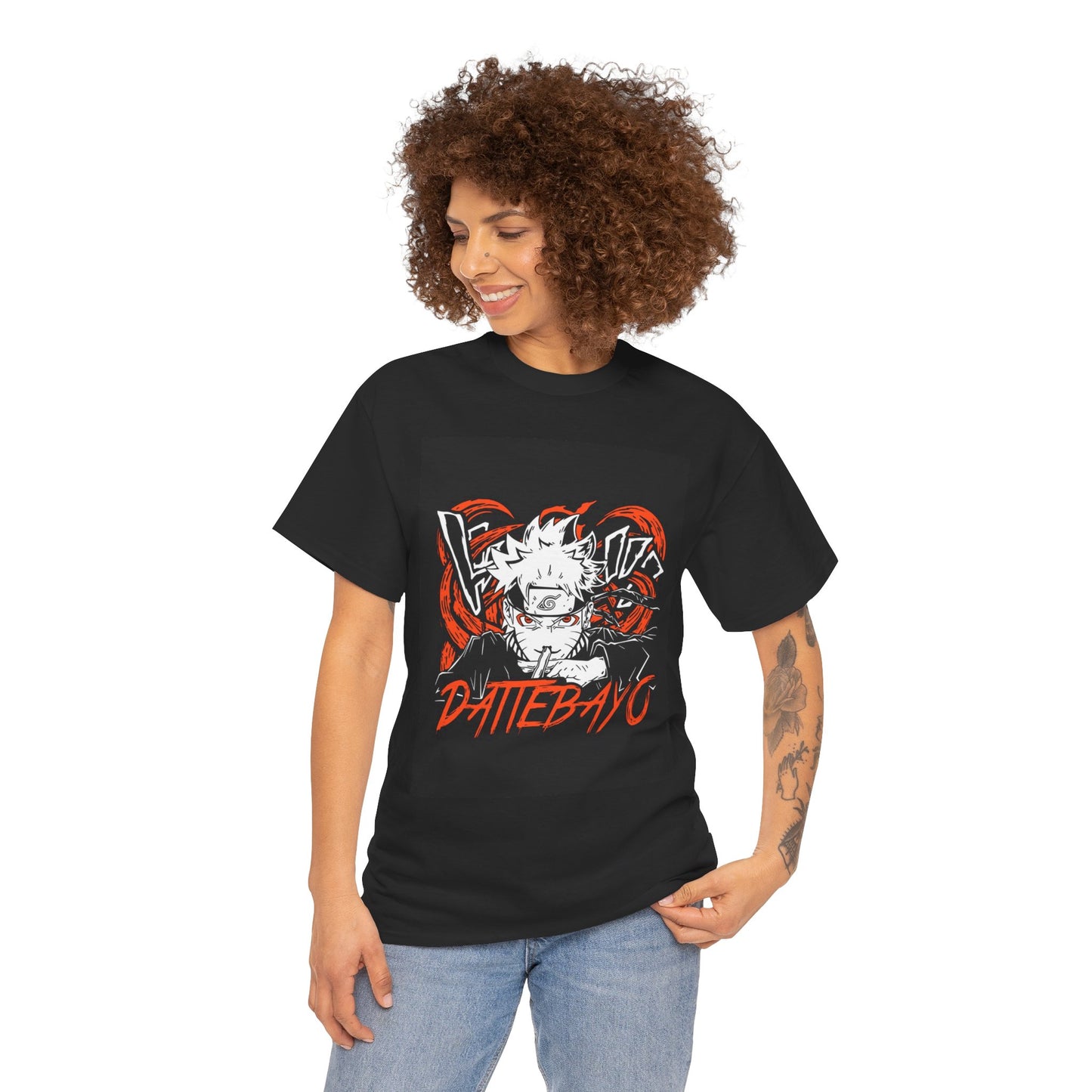 Anime Vibes Unisex Heavy Cotton Tee - Dattebayo!