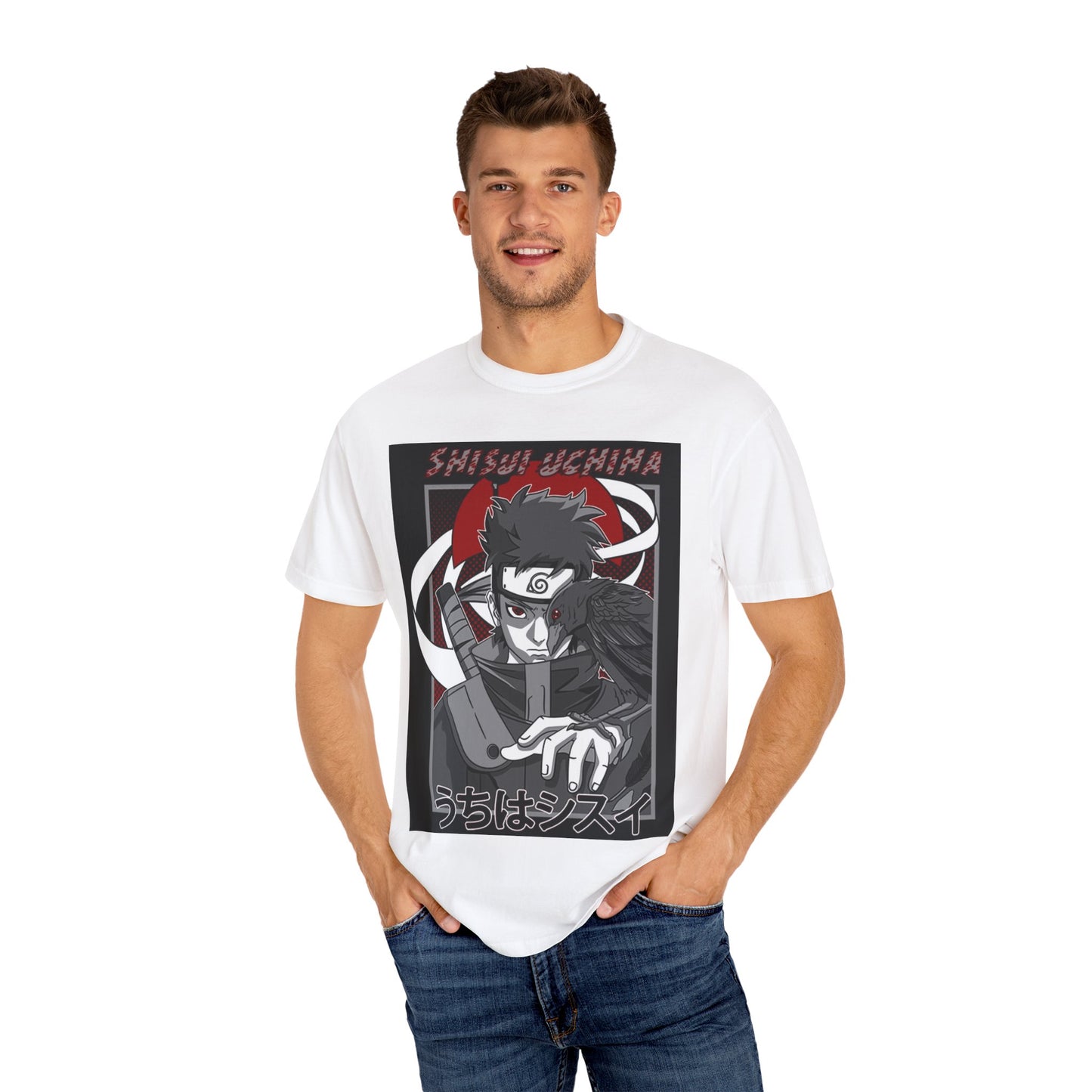 Shisui Uchiha Unisex Garment-Dyed Anime T-Shirt