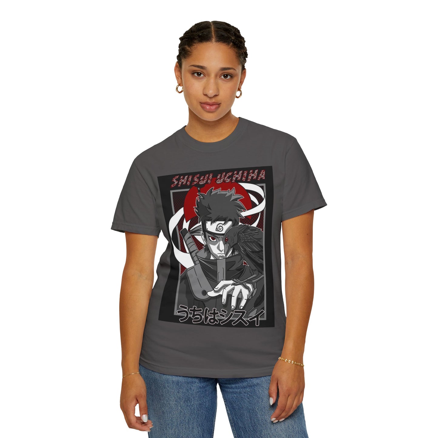 Shisui Uchiha Unisex Garment-Dyed Anime T-Shirt