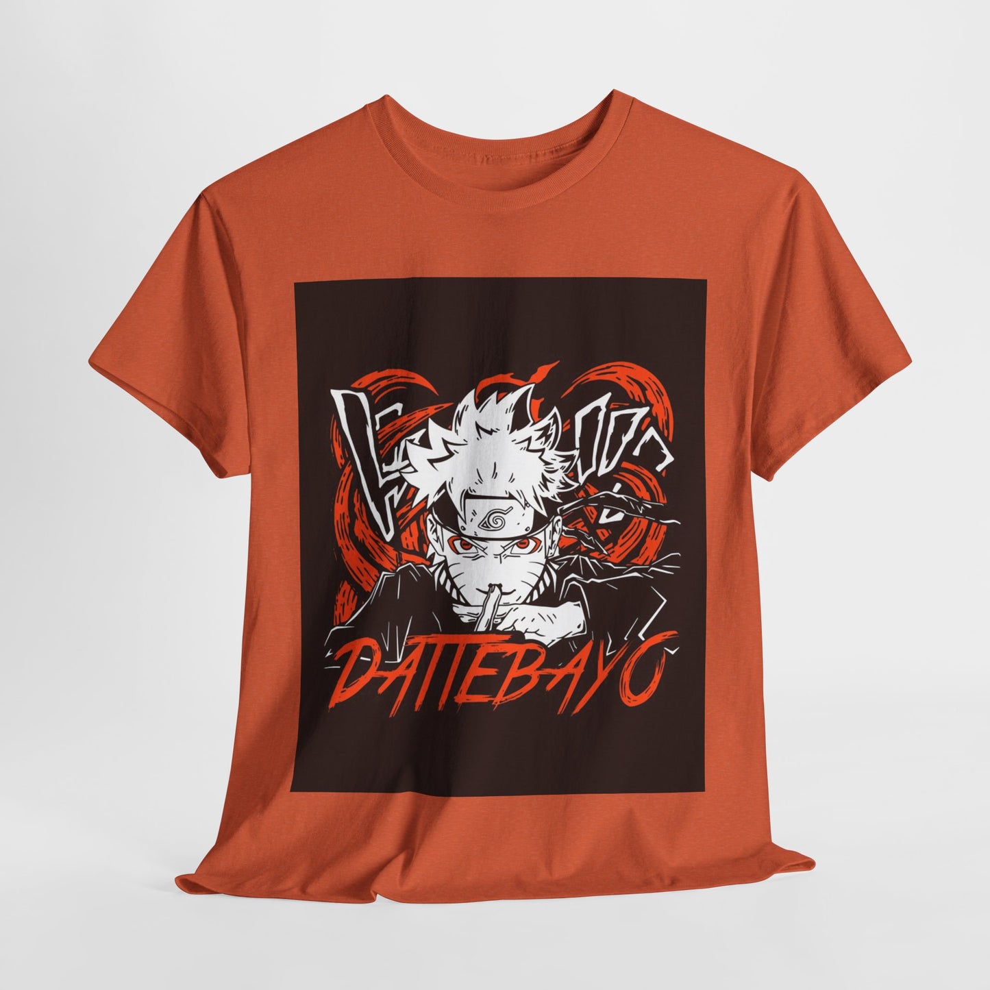 Anime Vibes Unisex Heavy Cotton Tee - Dattebayo!