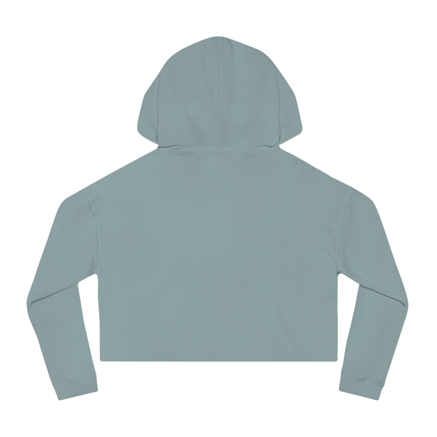 Anime-Inspired Women's Cropped Hooded Sweatshirt - Cute Character Design