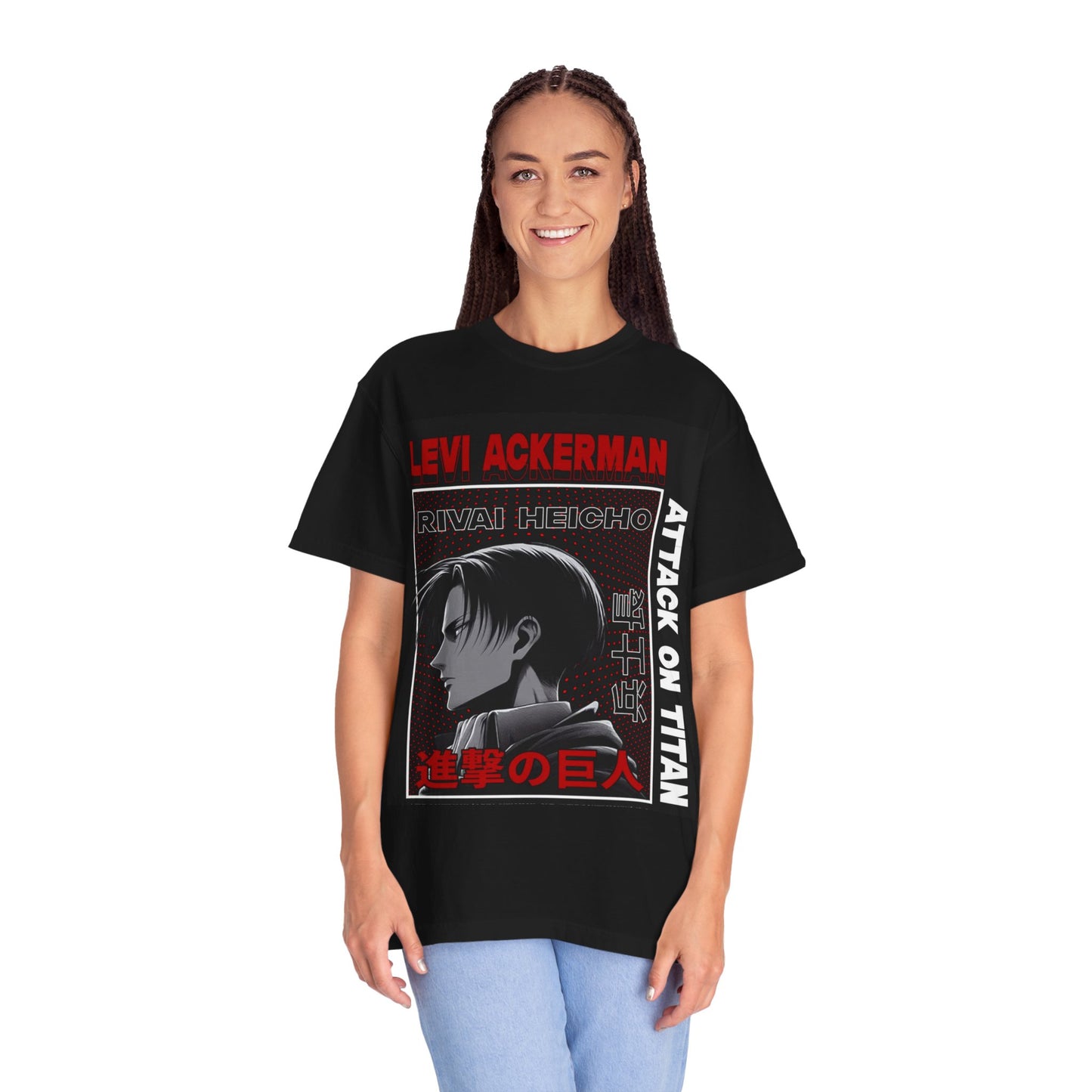Levi Ackerman Attack on Titan Garment-Dyed Unisex T-shirt
