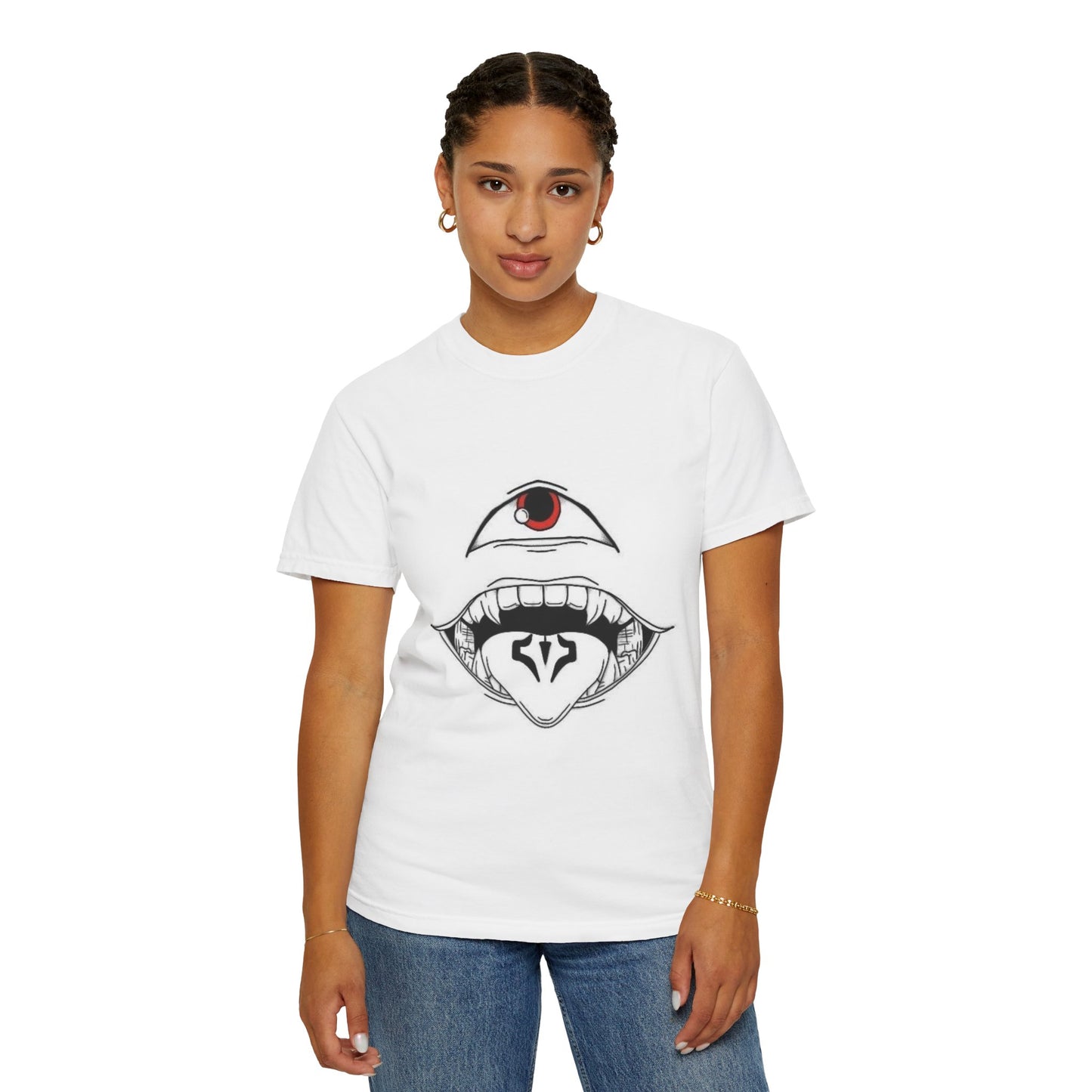 Unisex Eye and Dragon Graphic T-Shirt