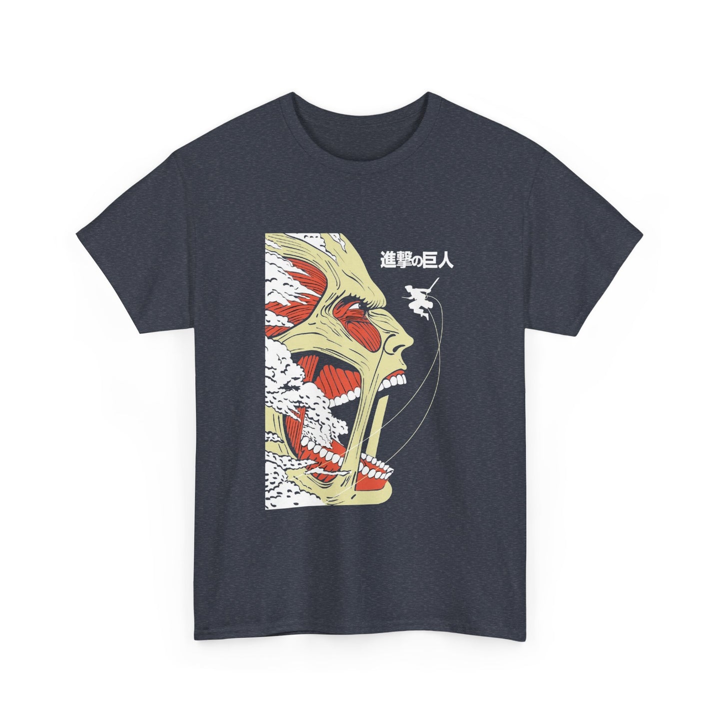 Unisex Heavy Cotton Tee - Attack on Titan Bold Graphic