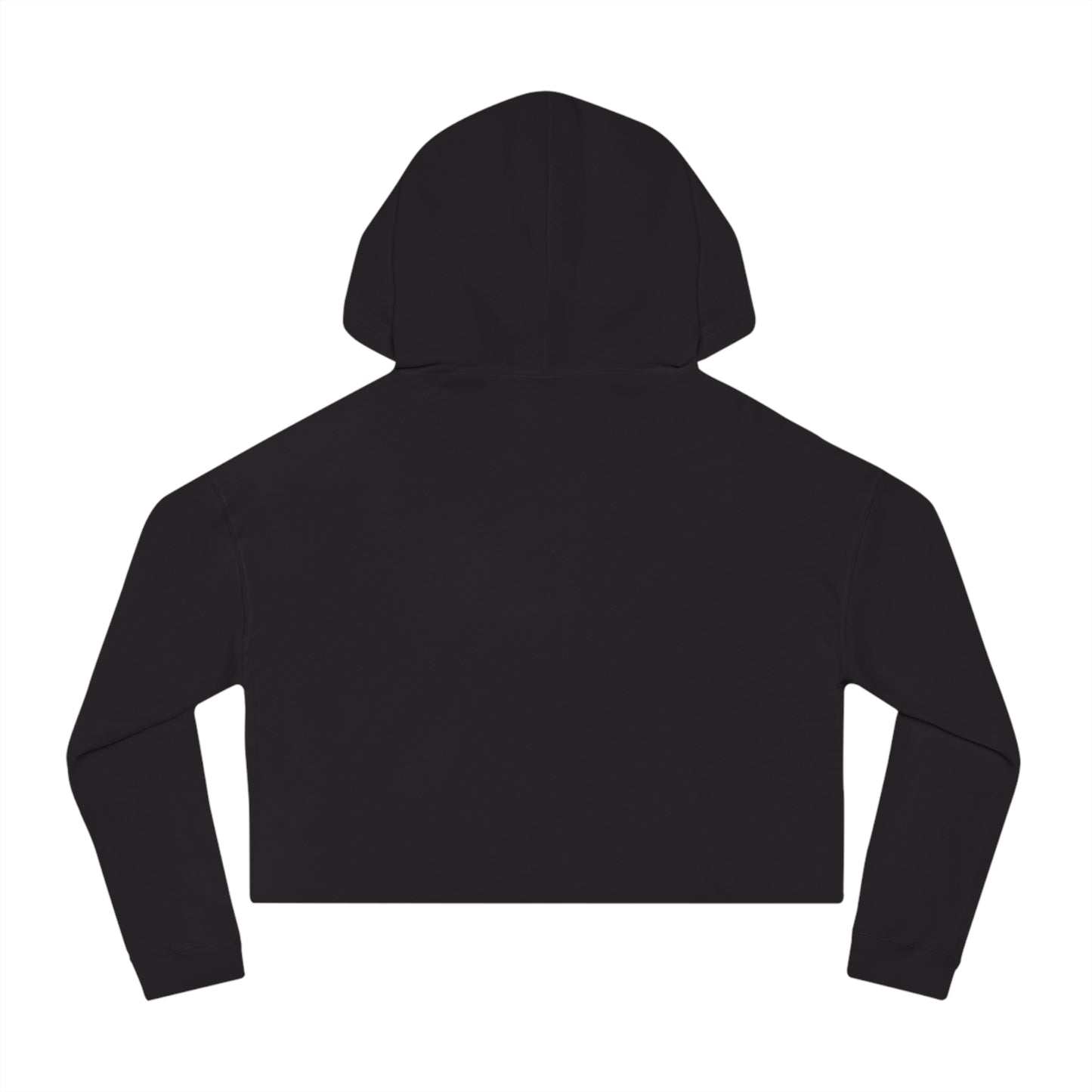 Anime-Inspired Women's Cropped Hooded Sweatshirt - Cute Character Design