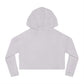 Anime-Inspired Women's Cropped Hooded Sweatshirt - Cute Character Design