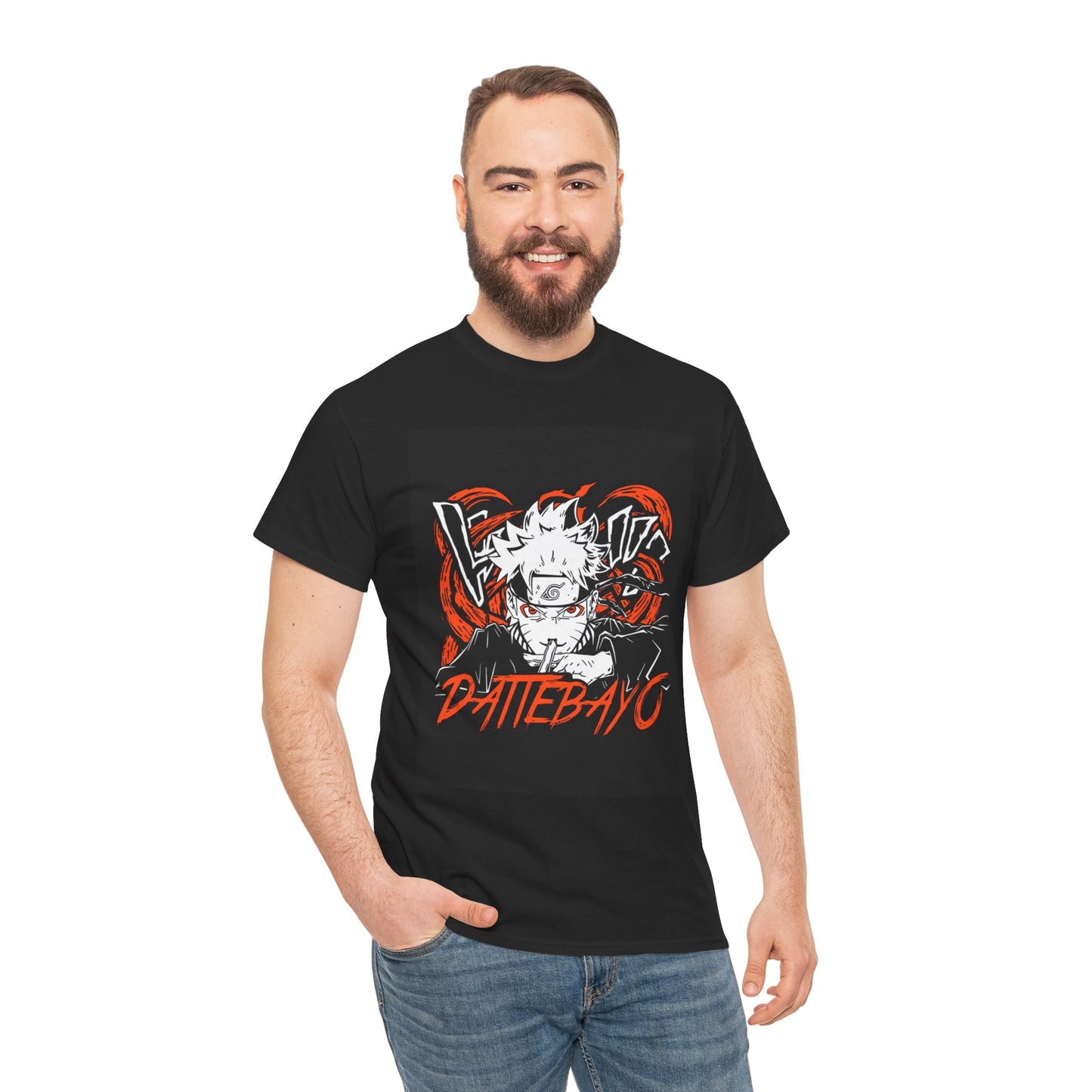 Anime Vibes Unisex Heavy Cotton Tee - Dattebayo!