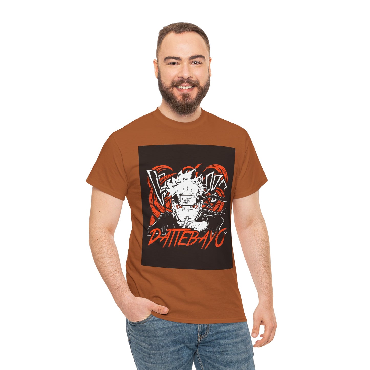 Anime Vibes Unisex Heavy Cotton Tee - Dattebayo!