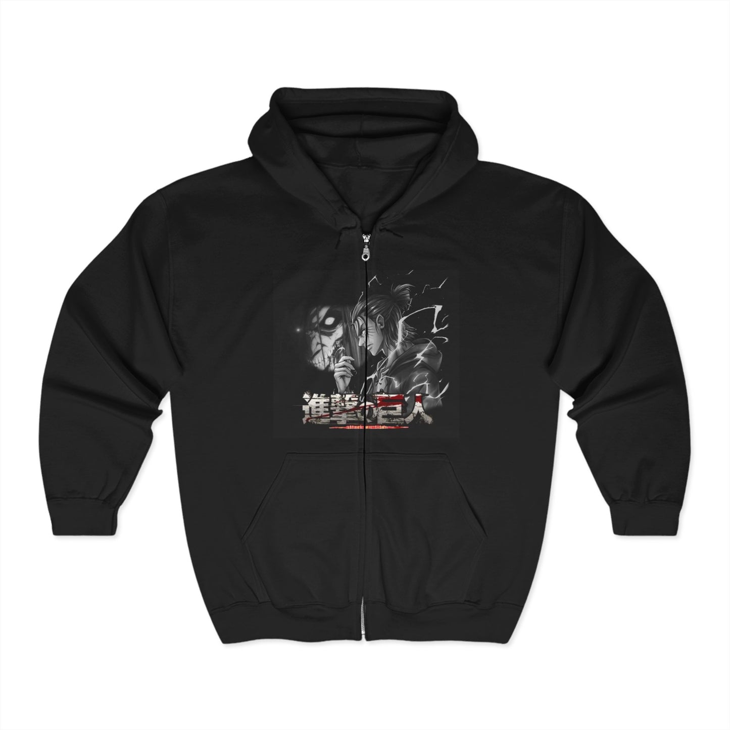 Graphic Unisex Full Zip Hoodie - Perfect for Anime Fans