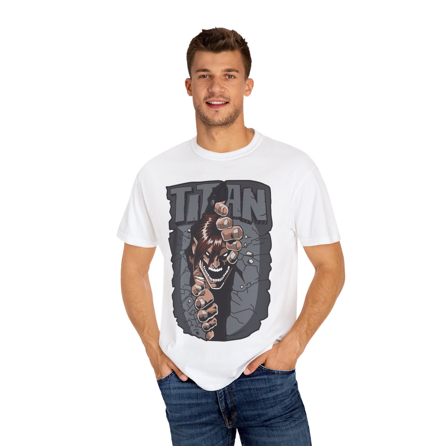 Anime Vibes Unisex Garment-Dyed T-Shirt