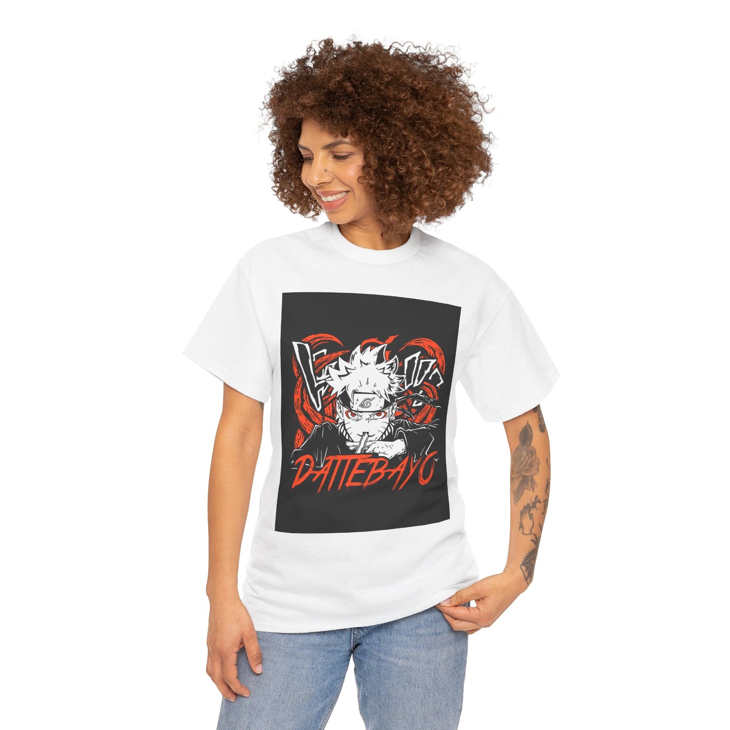 Anime Vibes Unisex Heavy Cotton Tee - Dattebayo!