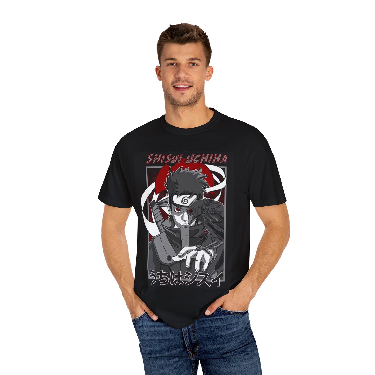 Shisui Uchiha Unisex Garment-Dyed Anime T-Shirt