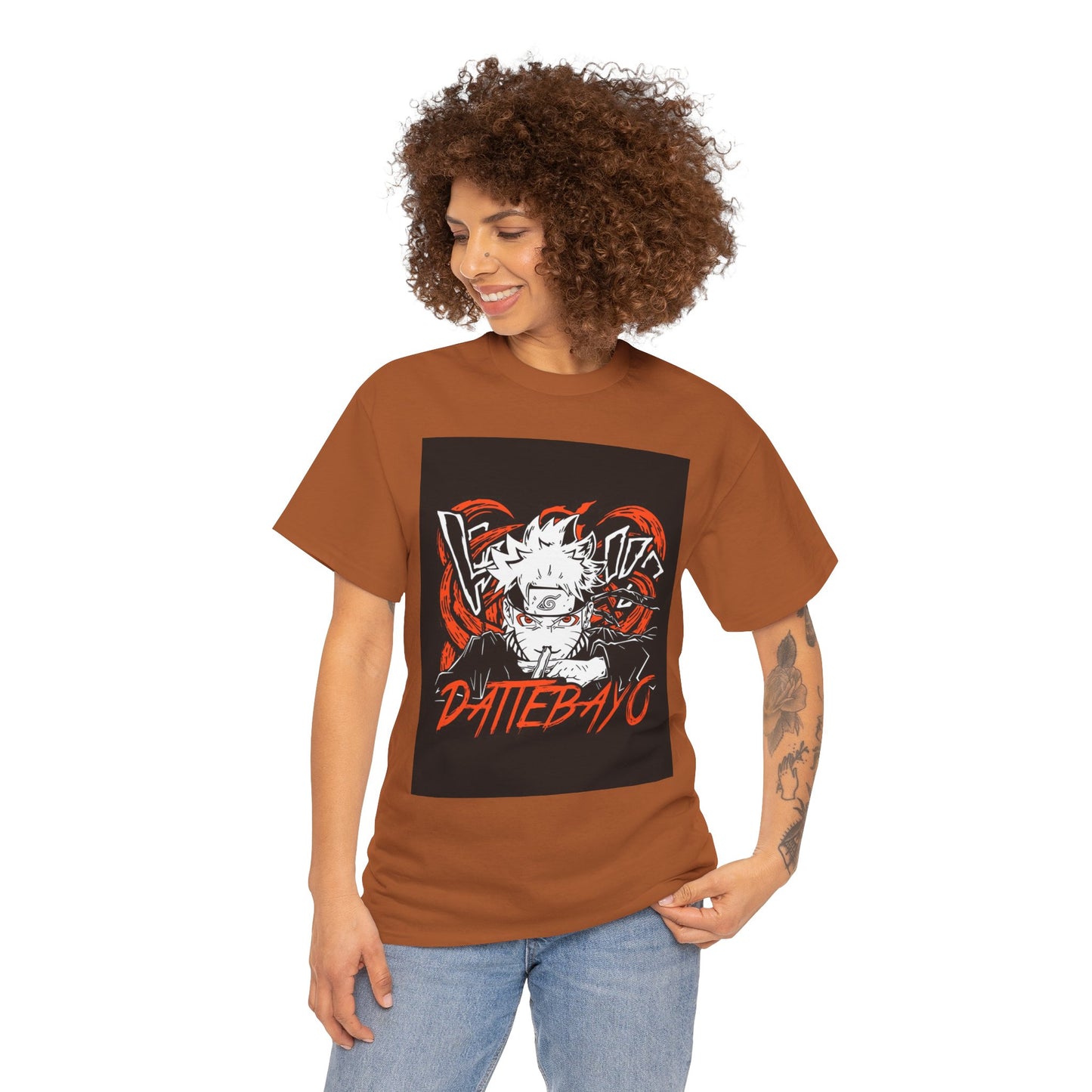 Anime Vibes Unisex Heavy Cotton Tee - Dattebayo!